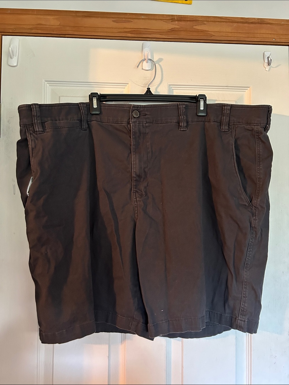 Men's Big and Tall Casual Cotton Shorts - Black